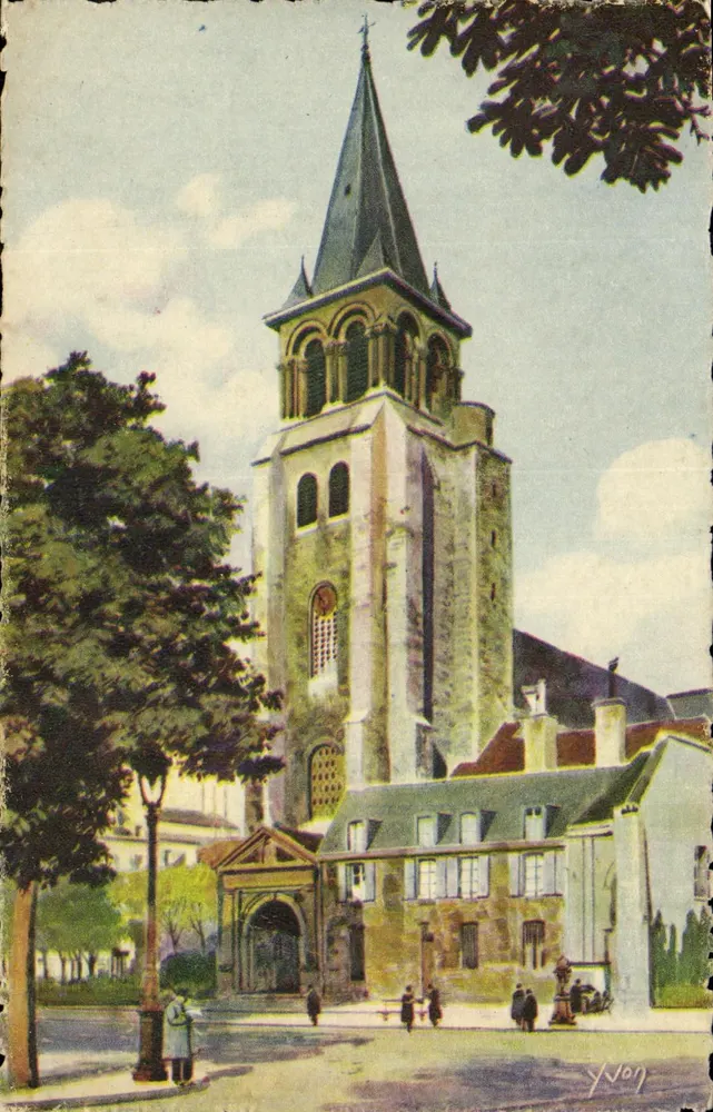 Kirche Saint-Germain-des-Prés — Paris — Éditions d'Art Yvon - Vorderseite