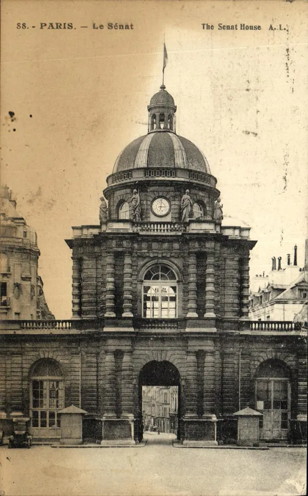 Paris — O Senado — The Senat House A.L. - Frente