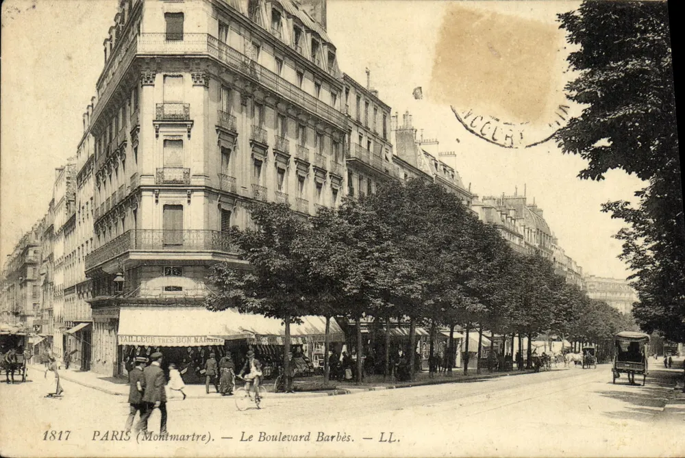 Paris (Montmartre) — O Boulevard Barbès — LL. - Frente