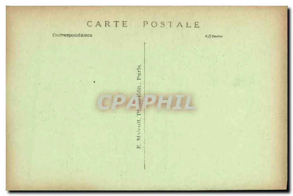 Jeanne d'Arc betend in der Kirche von Sèvres — Verlag E. Maloult, n° 4005 - Rückseite