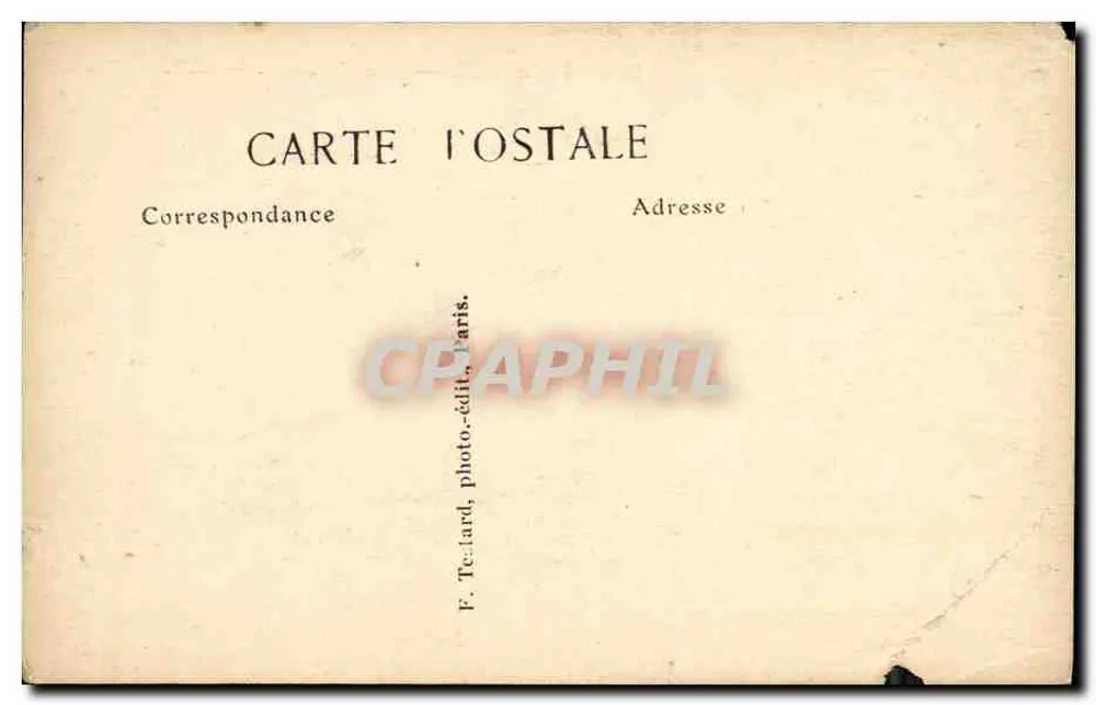 Suresnes — Rue de Liège — Restaurant au Petit Rose — Verlag E.M. n°8105 - Rückseite
