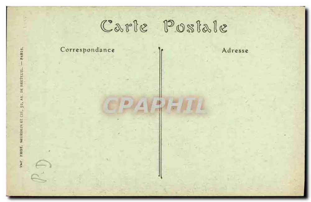 Paris — Notre-Dame. Fachada. Portal central — ND Phot. - Verso