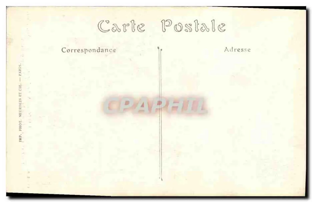 Paris — Notre-Dame. Strebwerke der Spitze, Apostel und Evangelisten — ND. Phot. - Rückseite