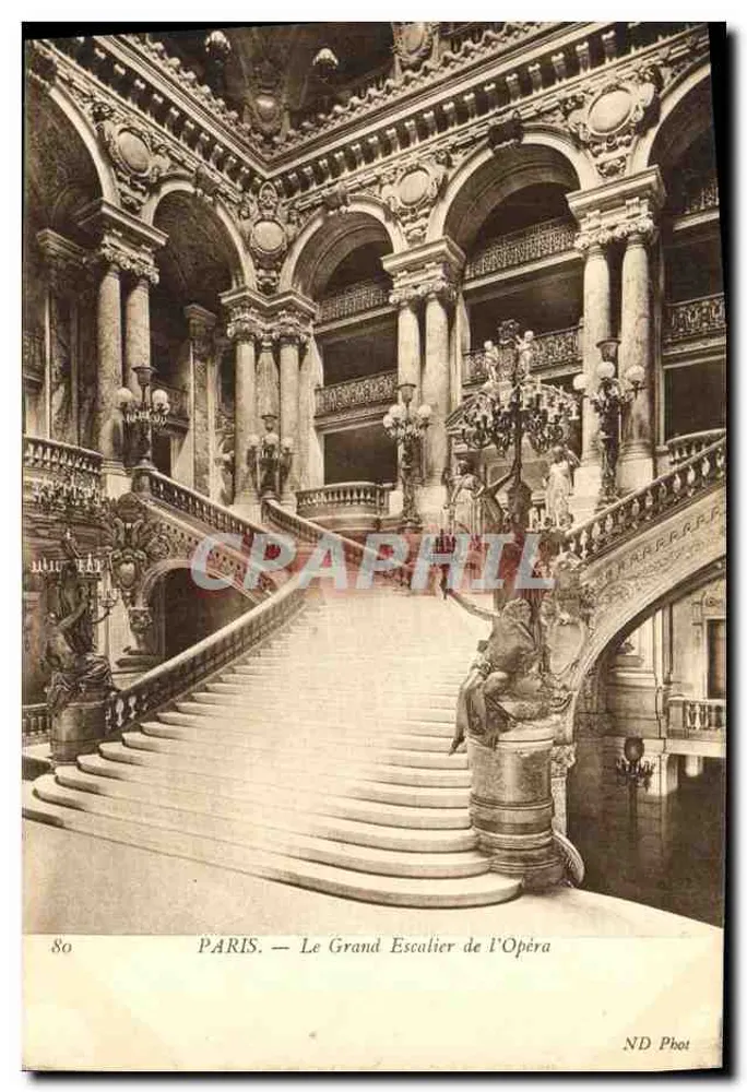 PARIS — O Grande Escalier do Ópera — ND Pbot - Frente