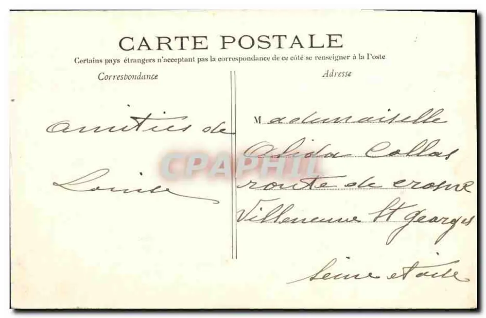 PARIS — O Parque Montsouris — O Lago — C.M. n°169 - Verso
