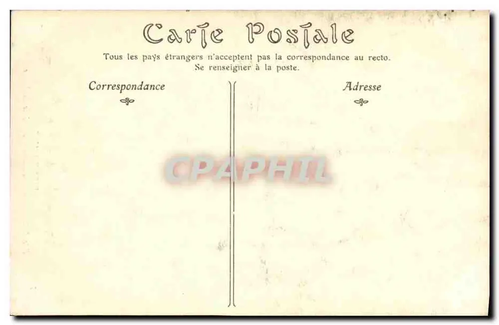 Rue de la Boule und Medizinische Fakultät — Alt-Paris — N.D. Phot. - Rückseite