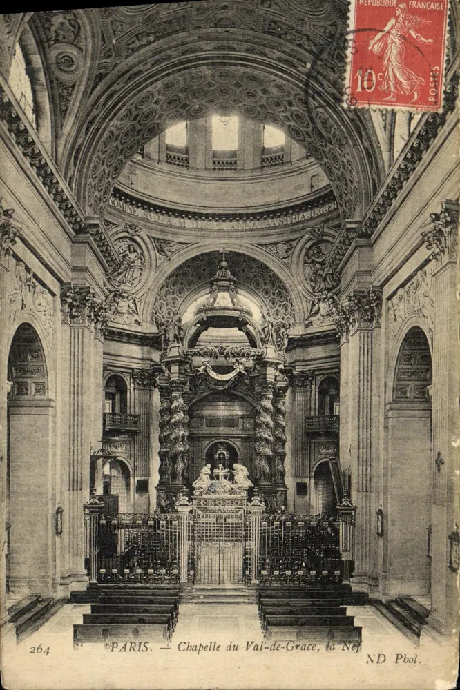 Paris — Capela do Val-de-Grâce, a Nave — ND Phol. n°2664 - Frente