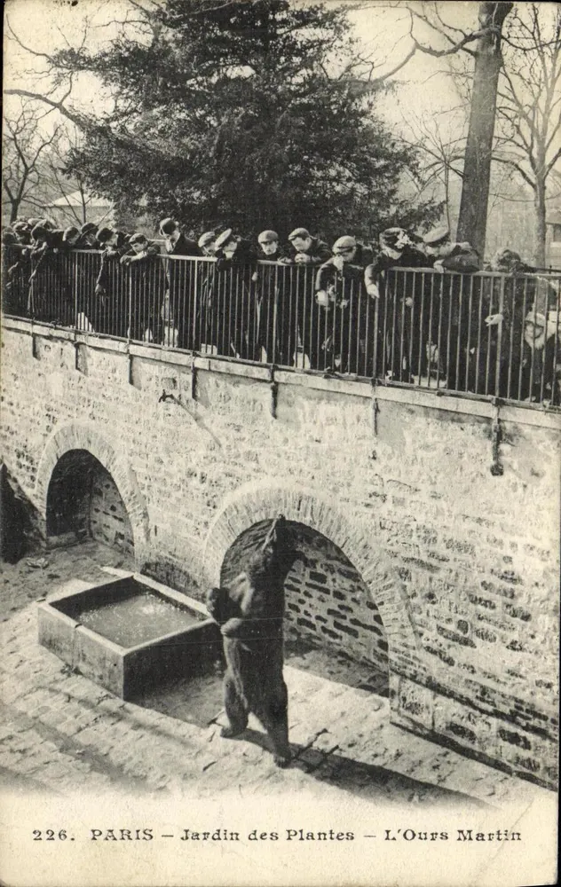 Paris - Jardin des Plantes - Der Martin-Bär — anonymer Verlag, Nr. 226 - Vorderseite