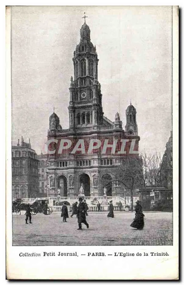 Paris — A Igreja da Trindade — Coleção Petit Journal - Frente