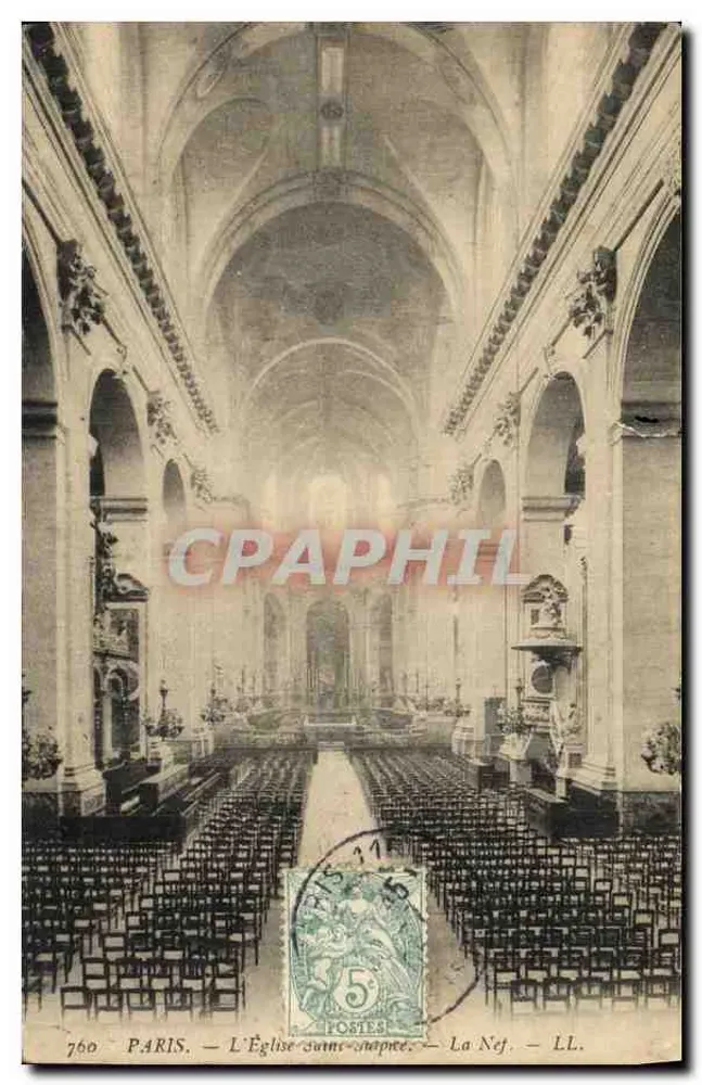 PARIS — L'Église Sainte-Marie — La Nef — LL. — Éditeur LL. — N° 760 - Frente
