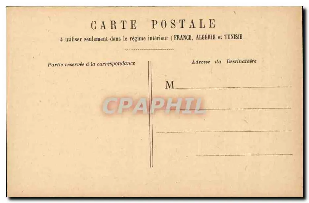 Paris - Estátua da República — editor não visível, número de série não legível - Verso