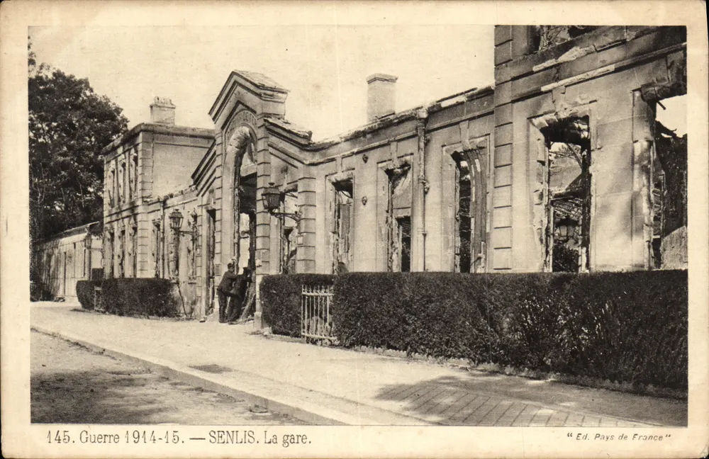 Senlis — A estação — Ed. Pays de France - Frente