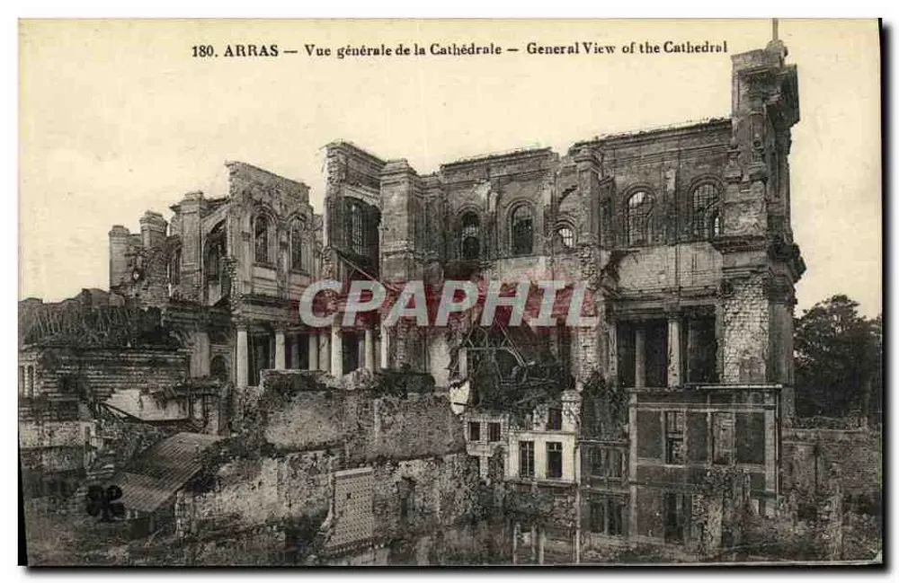 Arras — Allgemeiner Blick auf die Kathedrale — 180 - Vorderseite