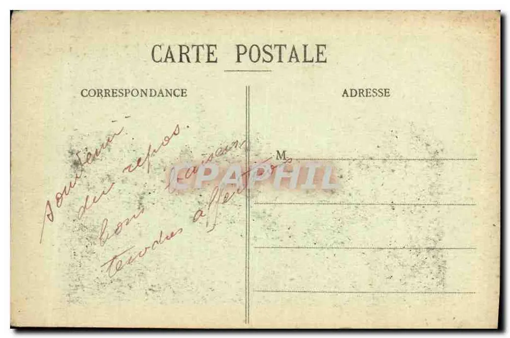 Villotte-devant-Louppy (Meuse) — Nach dem Bombardement (1914) — Edition Houriol - Rückseite