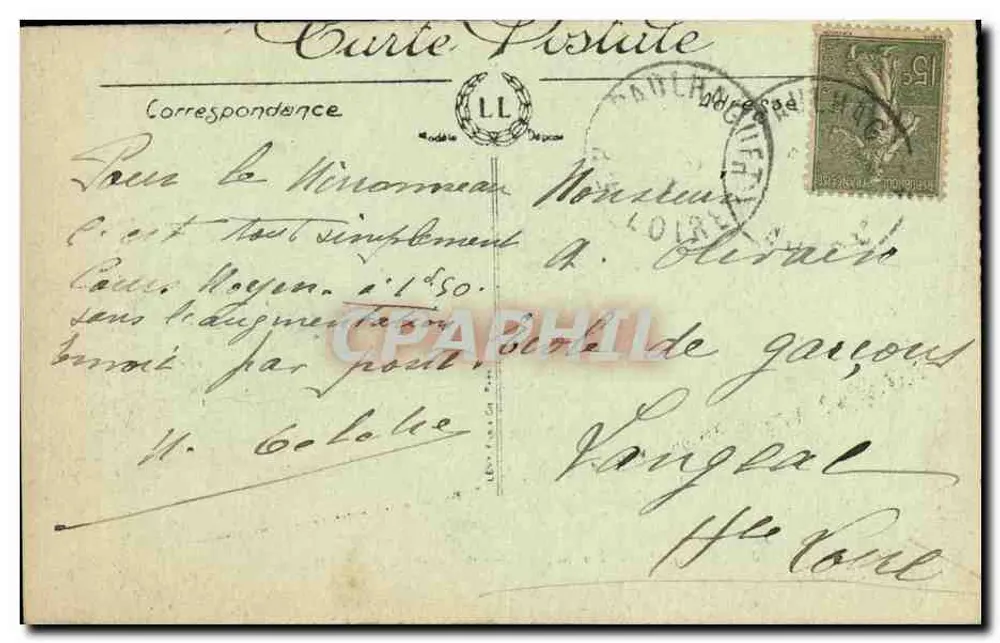 Verdun — Straße nach dem Bombenangriff — Vied Paris Nr. 823 - Rückseite
