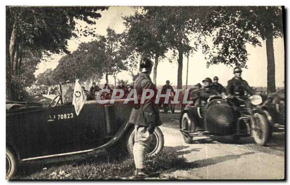 Motorrad-Esquadron — Paris — Georges Lang, Verlag Paris - Vorderseite