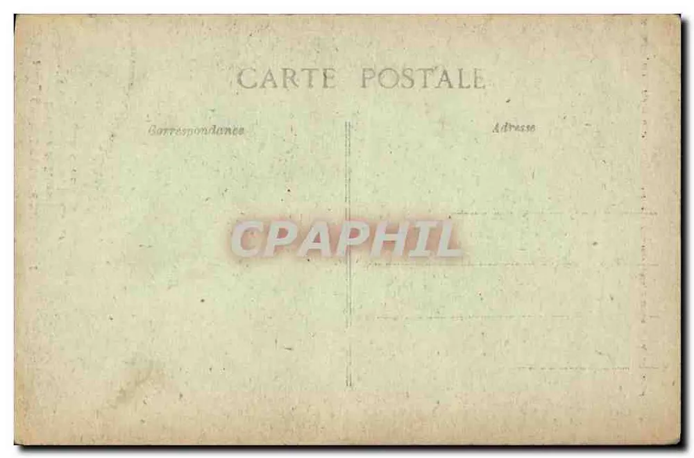 Vauxbuin — Die Kirche, Der Turm (Westküste) — Verlag: A. Gautreau, Rue Sainte-Anne, Paris - Rückseite