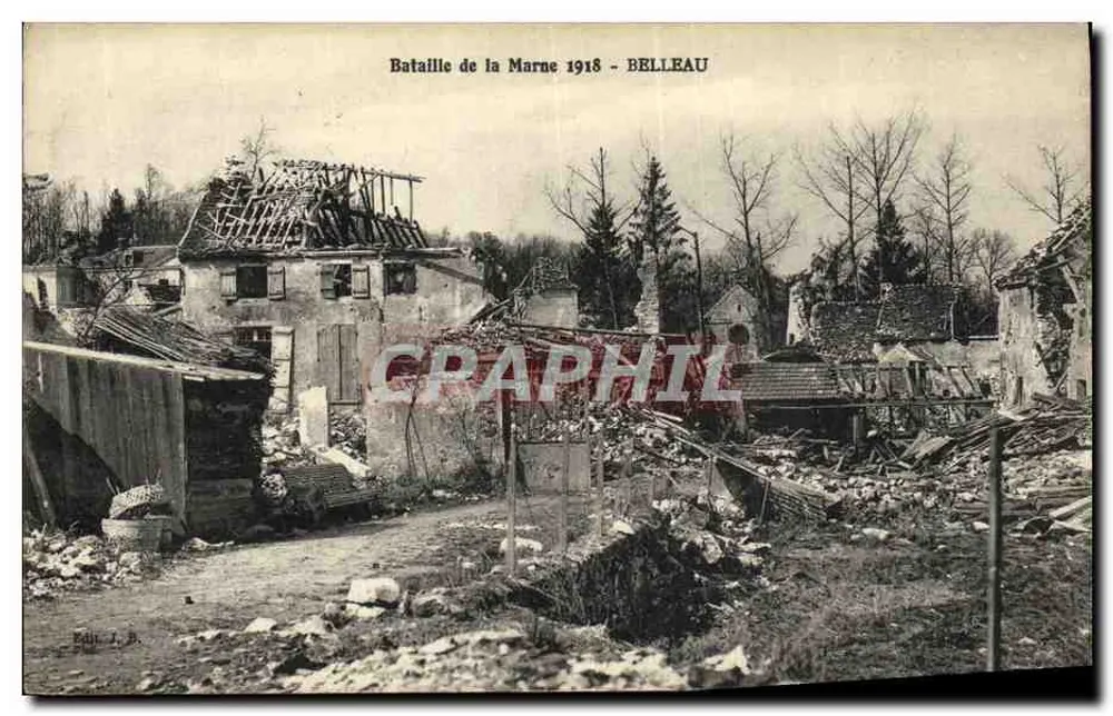 Schlacht an der Marne 1918 - BELLEAU — Edition J. B. - Vorderseite
