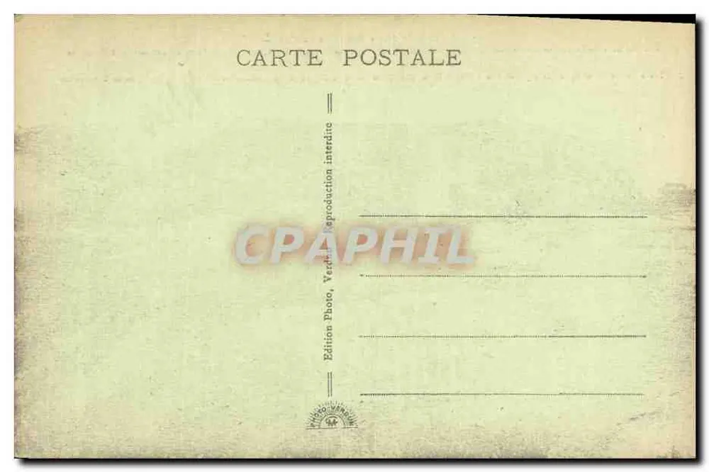 Schlacht von Verdun — Fort Vaux — Edition Photo, Verdun - Rückseite