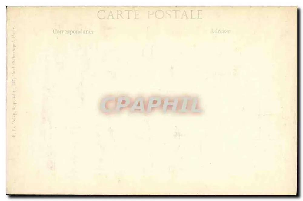 Reims — Kathedrale in Flammen — Bombardement 1914 — E.P.D. n°3 - Rückseite