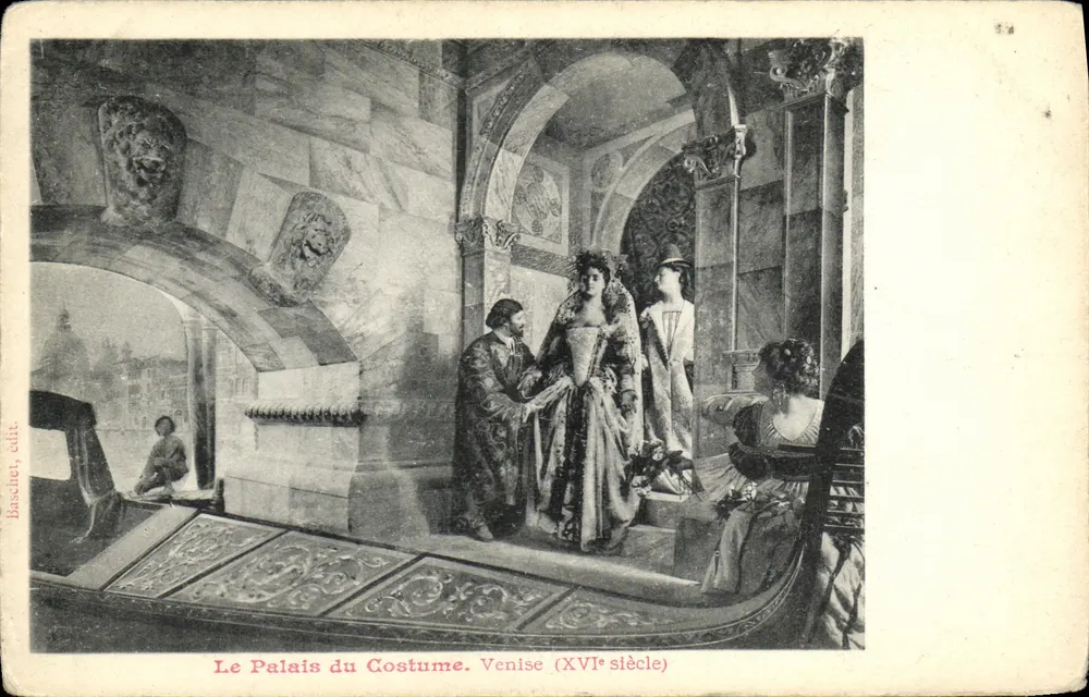 O Palácio do Traje. Veneza (século XVI) — editor Baschet, n° 314 - Frente