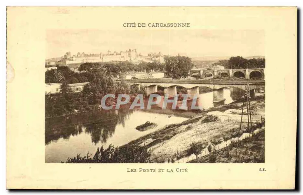 I Ponti e la Città — Cité de Carcassonne — LL - Recto