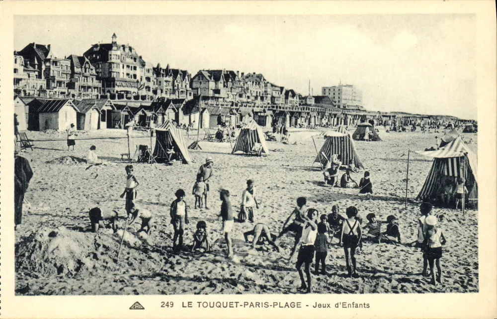 Le Touquet-Paris-Plage — Kinder-Spiele — Verlag F. Bonaventure, n° 249 - Vorderseite