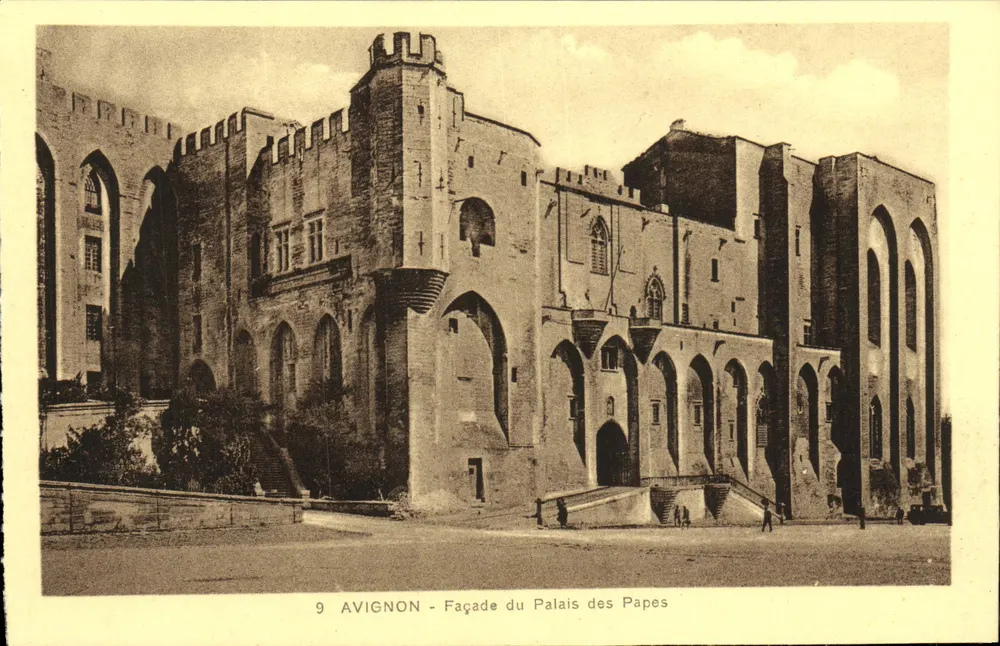 Avignon - Fachada do Palácio dos Papas - Frente