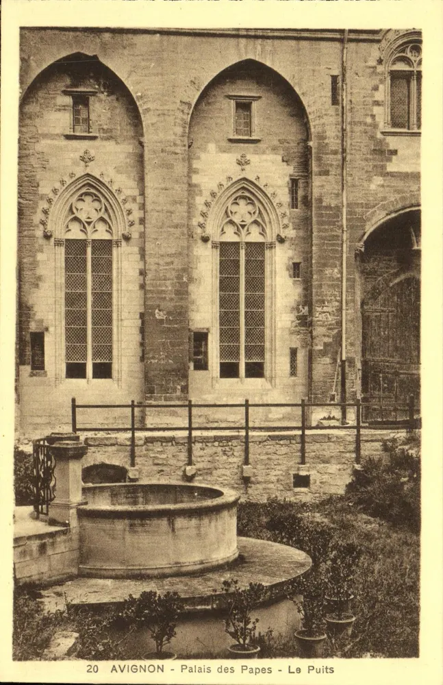 Avignon - Palácio dos Papas - O Poço — Edição de Tasssel, Avignon, n°20 - Frente