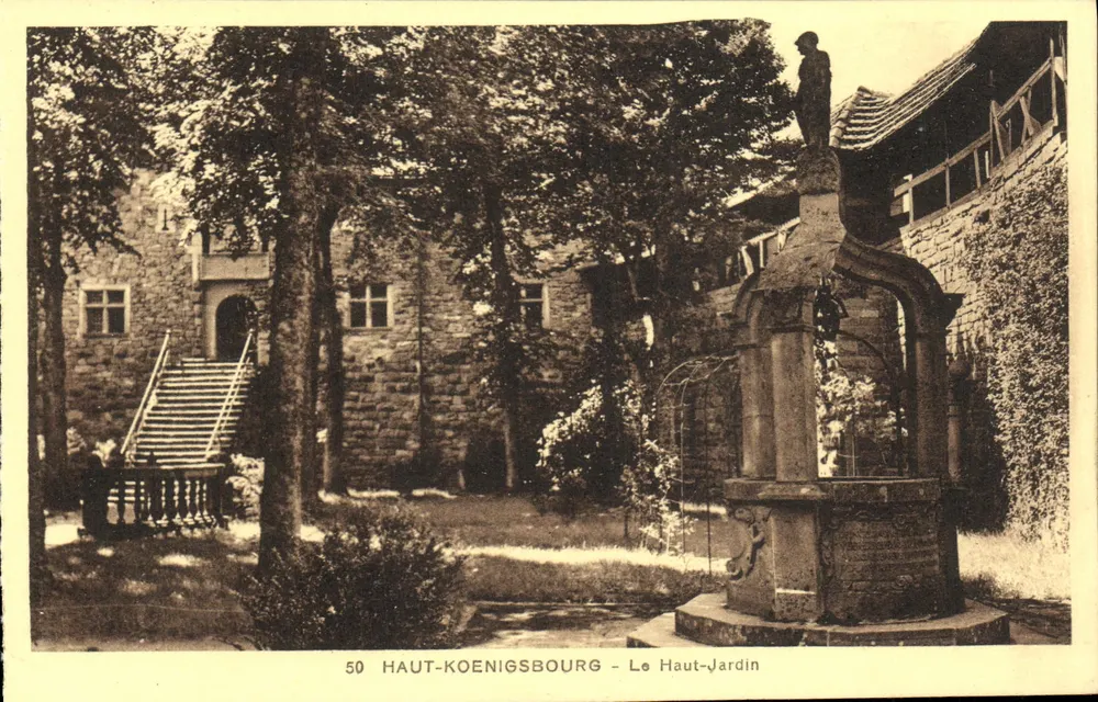 Haut-Kœnigsbourg - Der Obere Garten — Sonderausgabe Schloss - Vorderseite