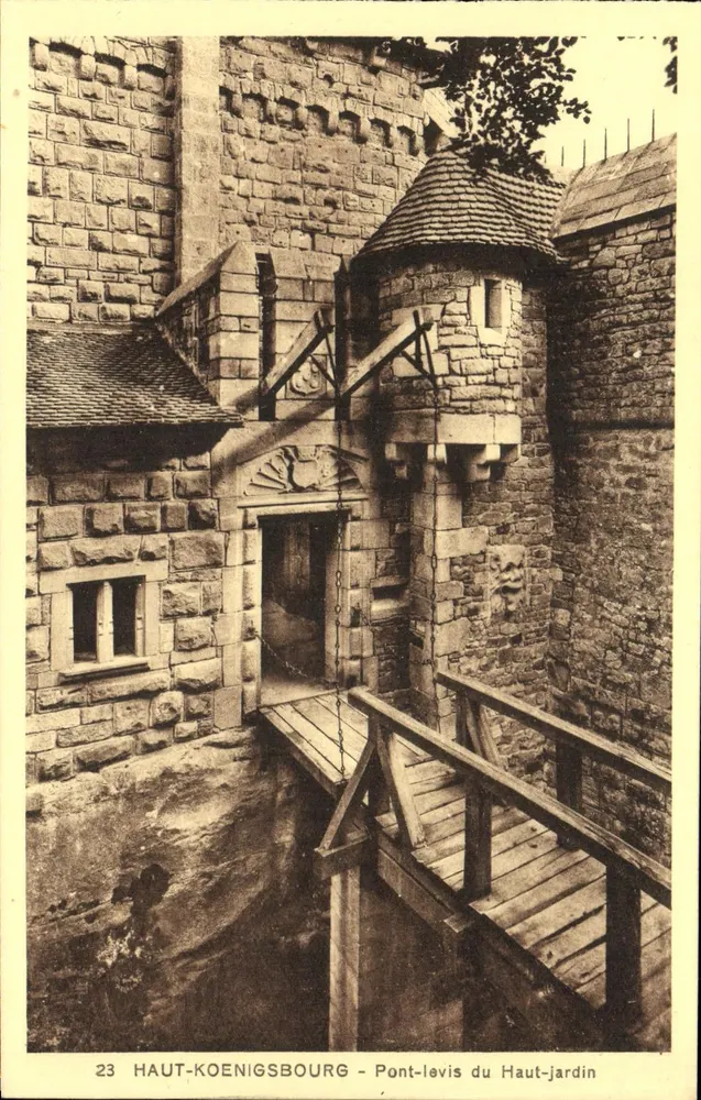 Haut-Koenigsbourg — Pont-levis du Haut-jardin — Édition spéciale du Château - Vorderseite