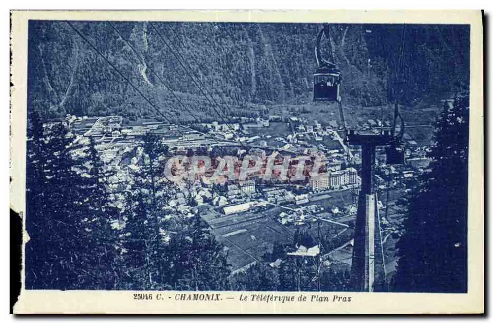Chamonix — Le Téléférique de Plan Pras — Édition Landriès - Frente