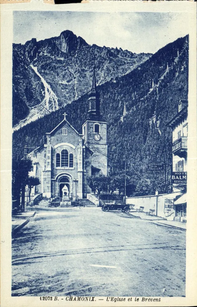 Chamonix — A Igreja e o Brévent — Edição Landru - Frente