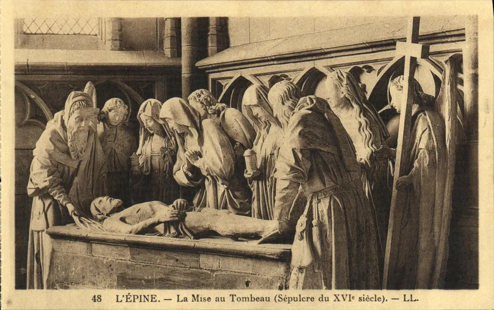 L'Épine — Die Beisetzung — Grab des 16. Jahrhunderts — LL. - Vorderseite