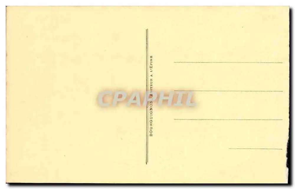 앤티크 엽서 에피네 바실리크 노트르담 라비에르 미라클루즈 - 뒷면