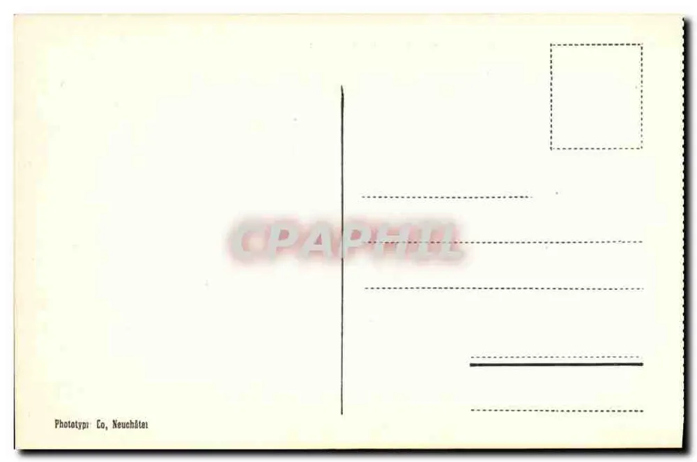 Genebra - Entrada da baía e jato d'água (altura 90 m) — Phototyp Co, Neuchâtel - Verso