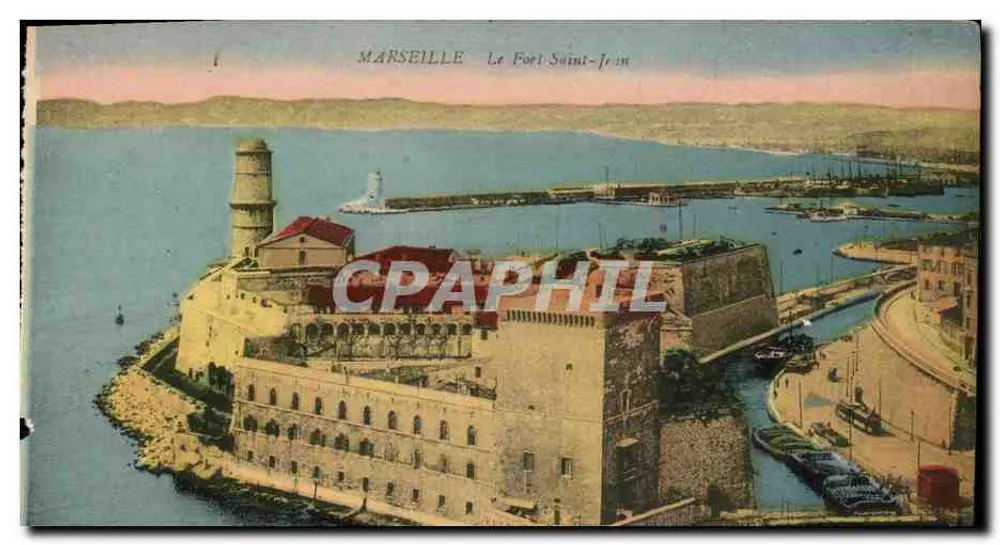 Marselha — O Forte Saint-Jean — editor não identificado - Frente