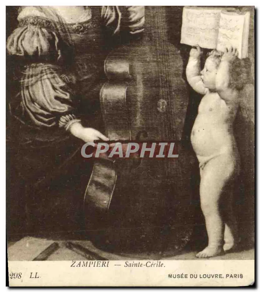 Santa Cecília — Zampieri — Museu do Louvre, Paris - Frente