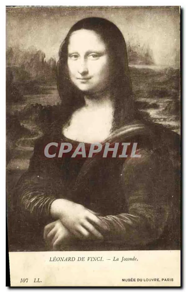 La Joconde — Léonard de Vinci — Musée du Louvre, Paris - Vorderseite
