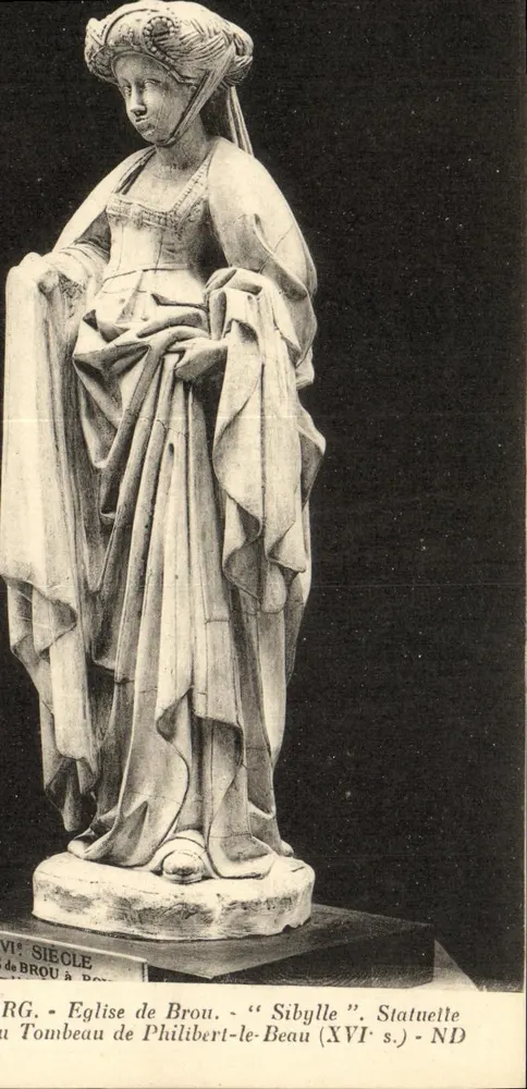 Statue der Sybille — 16. Jahrhundert — Kirche von Brou - Vorderseite