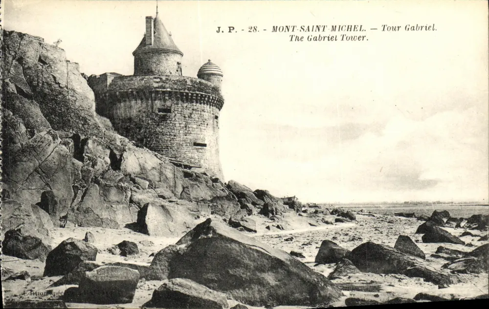 Mont-Saint-Michel — Torre Gabriel — J.P. 28 - Frente