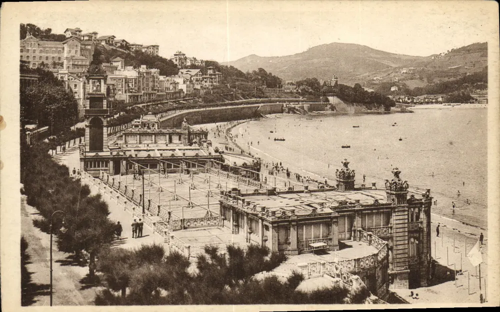 San Sebastián — Baineario de la Perla — Photo Galarza - Vorderseite