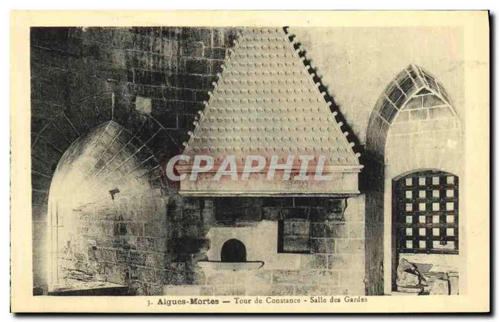 Algues-Mortes — Turm von Constance — Wachraum - Vorderseite