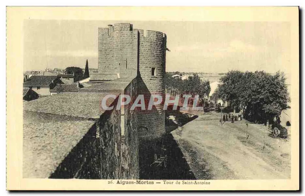 Aigues-Mortes — Torre de São Antônio - Frente