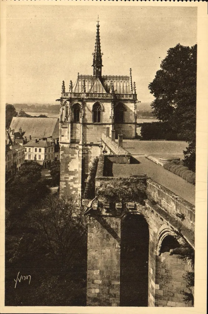 Capela de São Huberto — Amboise — Edição de Arte YVON - Frente