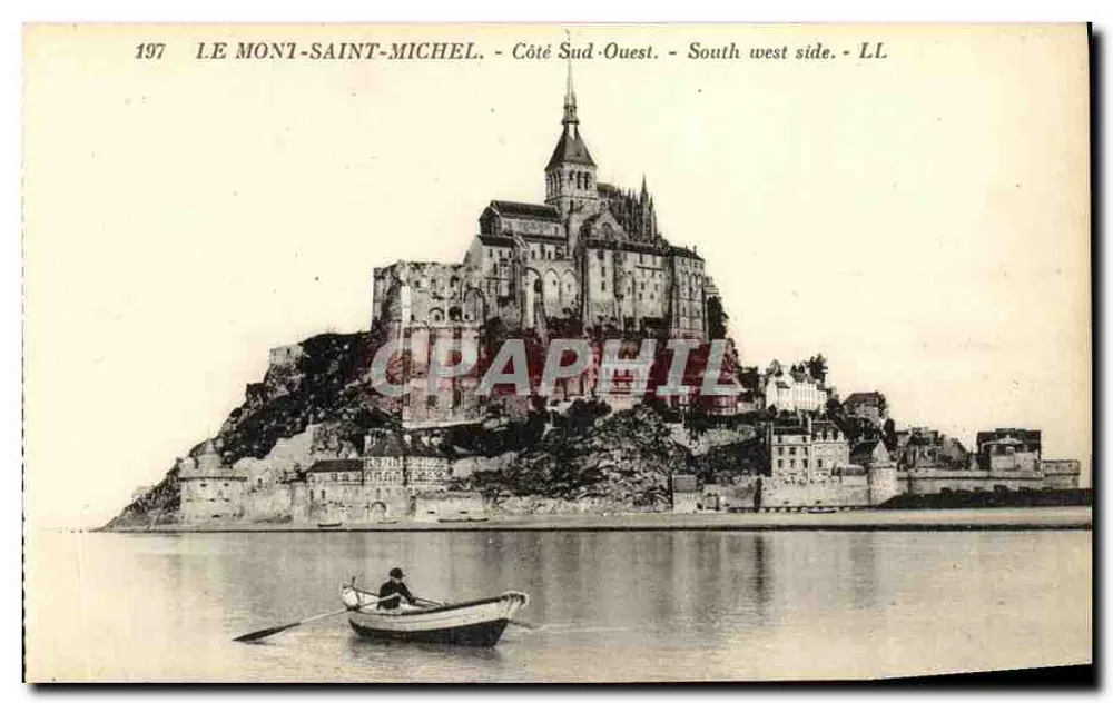 Mont-Saint-Michel — Südwestseite — LL - Vorderseite