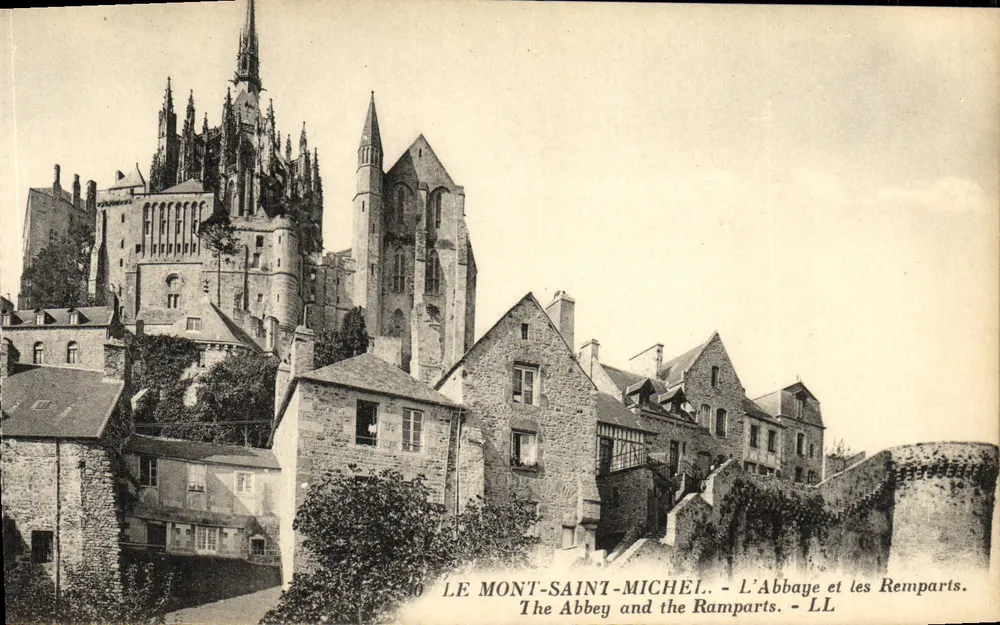 Mont-Saint-Michel - Die Abtei und die Mauern - LL - Vorderseite