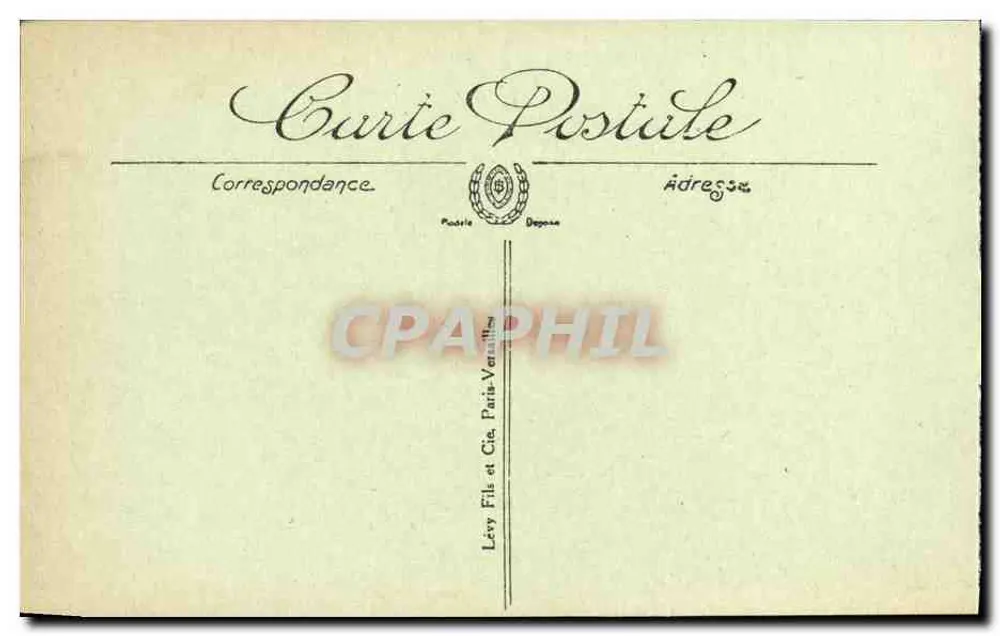 Chaumont-sur-Loire — Innenraum des Schlosses — Porträt von Catherine de Médicis — S.G. n°50 - Rückseite