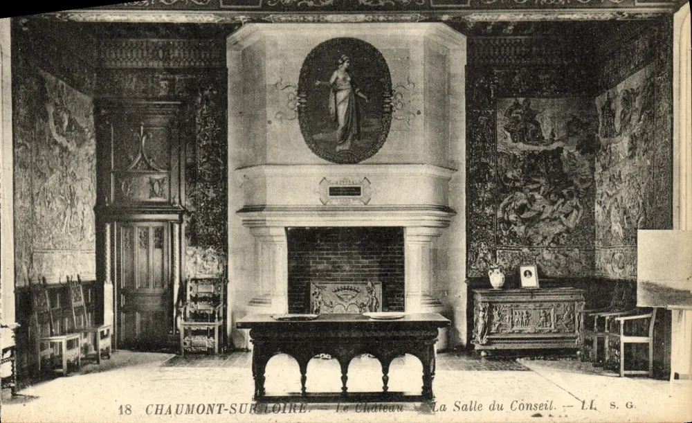 Chaumont-sur-Loire — Das Schloss, der Ratssaal — LL S.G. n°18 - Vorderseite
