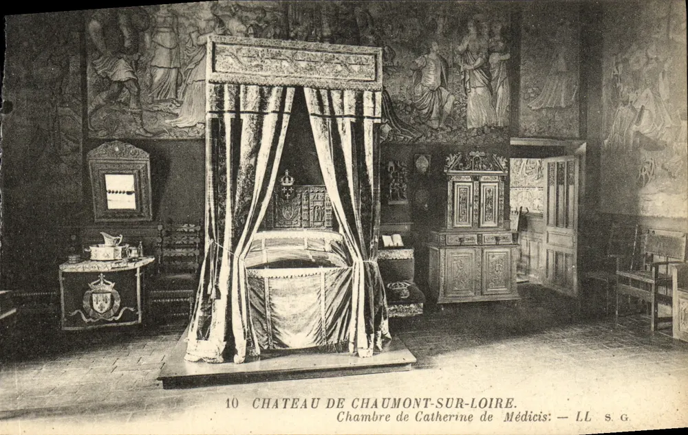 Zimmer von Catherine de' Medici — Schloss Chaumont-sur-Loire — LL S.G. - Vorderseite